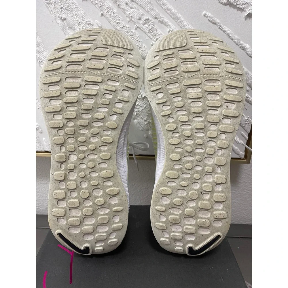 Nike ReactX Infinity Run 4 Mens White Volt Yellow Running Shoes DR2665-101 (10)